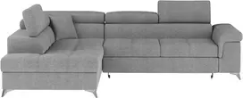 Kampinė sofa Eridano, moderni, pilka