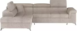 Kampinė sofa Eridano, modernus, smėlio spalvos