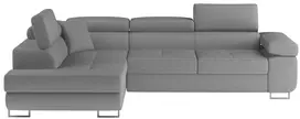 Kampinė sofa Anton, modernus, pilkas