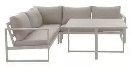 Lauko baldų komplektas Orleans Beige/Pilka