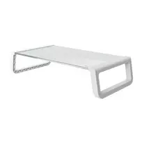 TRUST MONTA GLASS MONITOR STAND WHT monitoriaus stovas (25351)