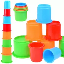 Spalvingi puodeliai Little tikes pyramid ZA2766