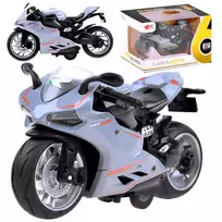Diecast modelis Motociklas su virveliniu žaislu ZA3933 A