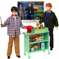 Mattel didelis Hario Poterio lėlių rinkinys Ronis Hogvartso traukinyje ZA5082