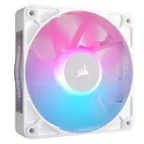 Corsair iCUE LINK RX120 RGB serija, PWM ventiliatorius - 120 mm, baltas