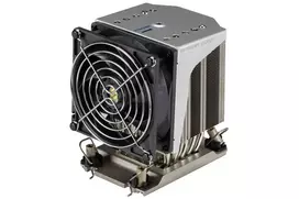 Supermicro SNK-P0080AP4 Kompiuterio aušinimo sistema Procesorius Orinis aušintuvas 9,2 cm Juoda, Nerūdijančiojo plieno