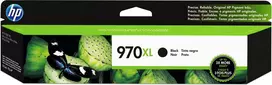 HP 970XL didelio našumo juoda originali rašalo kasetė