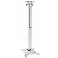 Techly 022267 Projektoriaus laikiklis prie lubų, 50-77cm, 15kg, baltas