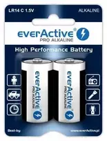 EverActive Pro šarminės baterijos LR14 C - lizdinė plokštelė 2 vnt.