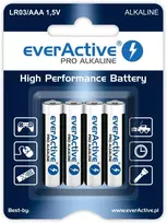 EverActive Pro šarminės baterijos LR6 AA - lizdinė plokštelė po 4 vnt.