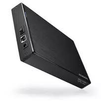 AXAGON EE35-XA3 išorinis 3,5" korpusas, USB 3.0, SATA II, aliuminis - juodas
