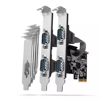 AXAGON PCEA-S4N PCIe adapteris su 4x nuosekliaisiais prievadais – ASIX AX99100 mikroschemų rinkinys