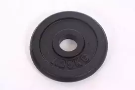 Plieninis svorio diskas štangoms ir hanteliams (lėkštė) 1,25 kg (31,5 mm)