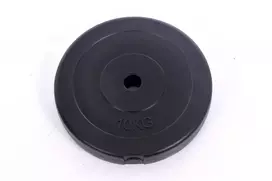 Vinyl weight disk for barbells and dumbbells (plate) 10kg (31,5mm)