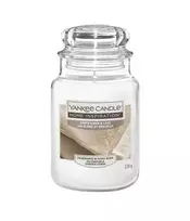 Yankee Candle Home Inspiration balta lininė ir nėrinė didelė žvakė 538g