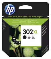HP 302XL didelio našumo juoda originali rašalo kasetė