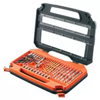 Black & Decker A7231-XJ grąžto antgalis Grąžtų rinkinys 74 vnt