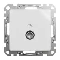Antenos lizdas SCHNEIDER SEDNA DESIGN, baltos spalvos