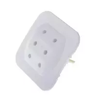 Trišakis KOPP, 10A, 250V, baltos spalvoa