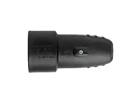 Ilgintuvo lizdas N&L, 3P, 16A, 250V, juodos spalvos