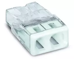 Laidų jungės Wago 2273-202, 2 x 0,5-2,5 mm², 5 vnt.