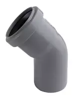 Vidaus kanalizacijos alkūnė HTplus, Ø 40 mm, 45°