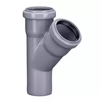 Vidaus kanalizacijos trišakis HTplus, Ø 75 / 75 mm, 45°