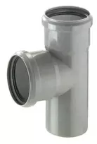 Vidaus kanalizacijos trišakis HTplus, Ø 75 / 75 mm, 87°