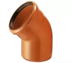 Lauko kanalizacijos alkūnė Magnaplast, Ø 110 mm, 45°