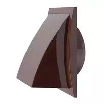 Išorinės ventiliacijos grotelės EUROPLAST ND10FVB, rudos