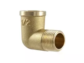 Alkūnė 210P, TDM Brass, 1 1/4", vidinis/išorinis sriegiai