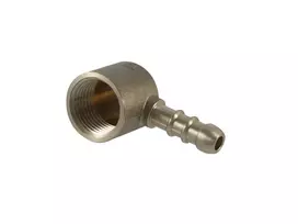 Dujinių žarnų alkūnė, 3/8 IN x 10 mm, vidin. srieg.