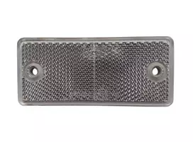 Baltas prisukamas atšvaitas, stačiakampis,  40x90 mm