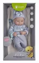 Lėlė kūdikis PURE BABY 611765W, 35,56 cm