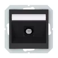 Antenos lizdas VILMA QR1000, matinė juodos spalvos