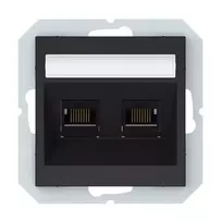 Kompiuterio lizdas VILMA QR1000, matinės juodos spalvos