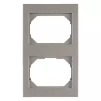 Dvivietis rėmelis VILMA XP500, metalo spalvos