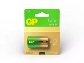 Elementai GP ULTRA ALKALINE D/LR20, 1,5V, 2 vnt.