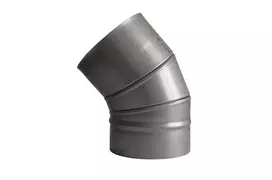 Kaminų alkūnė WADEX 115, D130 mm 45°