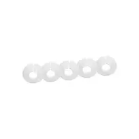 Žiedas vamzdžiams, 18 mm, baltas,  5vnt