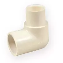Alkūnė 4707-805, PVC-C, 1/2"x90°, klijuojama išorė/vidus