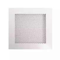 Grotelės židiniui HEARTH, baltos, 170 x 170 mm