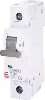 Automatinis jungiklis Eti MAT6, 1P, C, 25A, 6kA