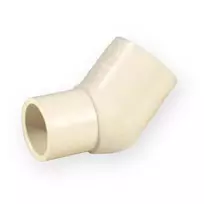 Alkūnė 4706-805, PVC-C, 1/2"x45° išor. srieg./klij. vidus