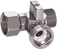 Ventilis 0233510 trišakis, 1/2"x3/4"x1/2", vid/išor. srieg.