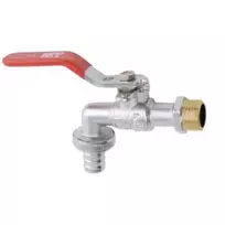 Sodo čiaupas 414701520, 1/2", 3/4" su išor. sriegiu