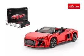 RASTAR 1:14 mastelio surenkamas automodelis AUDI R8 Spyder Bricks, 93800