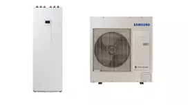 SAMSUNG oras-vanduo 9.0/8.7 kW SPLIT šilumos siurblio KOMPLEKTAS (su 260 l tūriniu šildytuvu) AE260RNWSEG/EU+AE090RXEDEG/EU