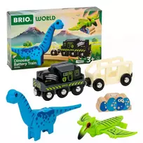 BRIO 36096 – Dinozaurų baterijinis traukinys