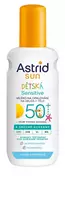 Astrid – purškiamas vaikų losjonas įdegiui Sensitive SPF 50+ Sun 150 ml
